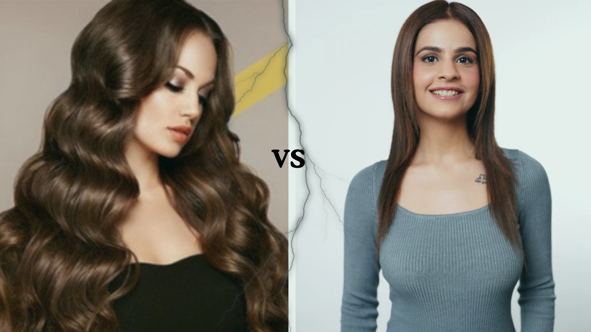 Curly Hair Extensions vs. Straight Hair Extensions