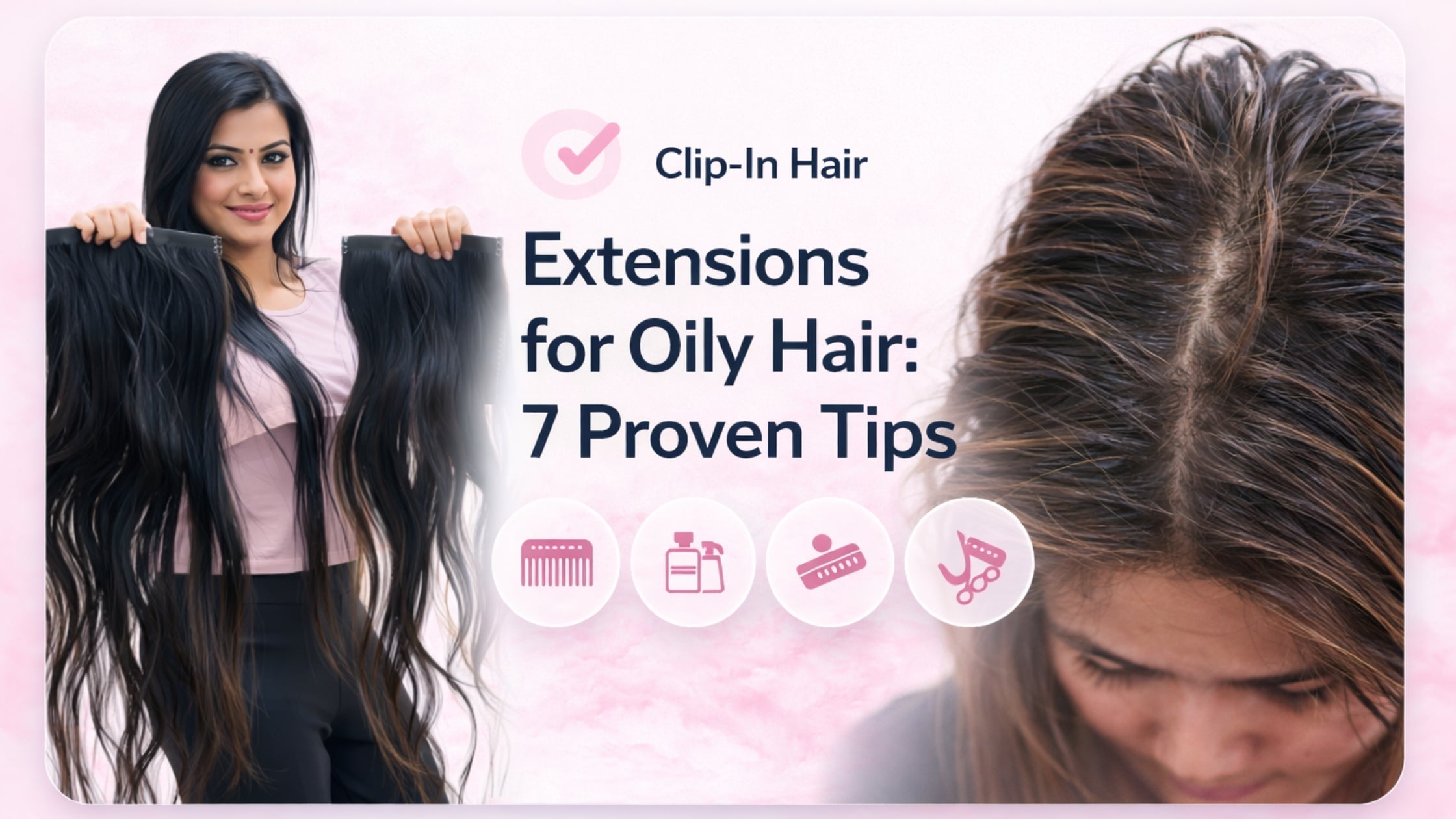 Clip-In Hair Extensions for Oily Hair: 7 Proven Tips to Keep Them in Place All Day