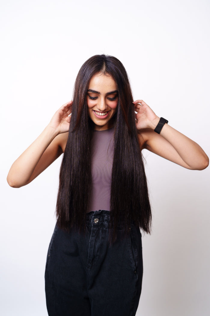 Classic 3 set Clip in Hair Extension Straight