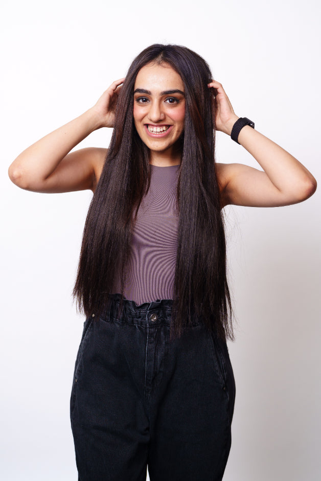 Classic 3 set Clip in Hair Extension Straight