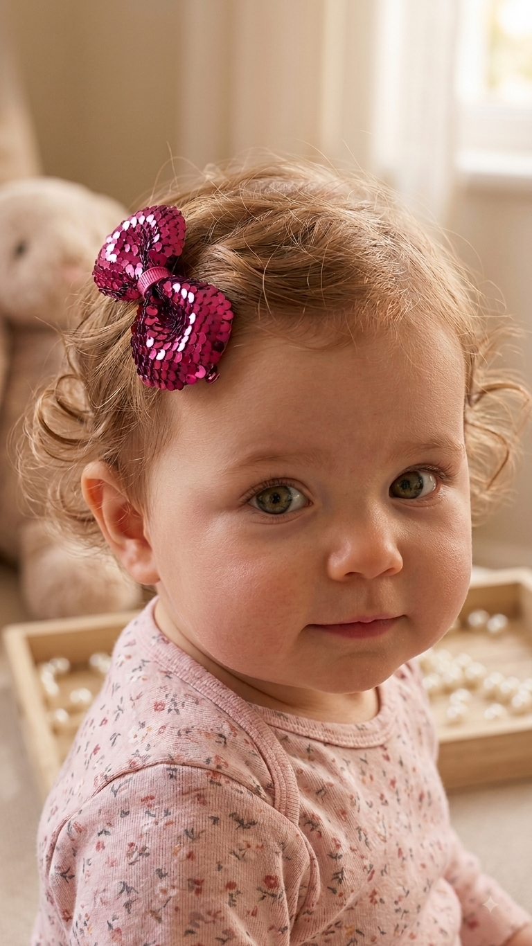 Twinkle Bow Baby Clip