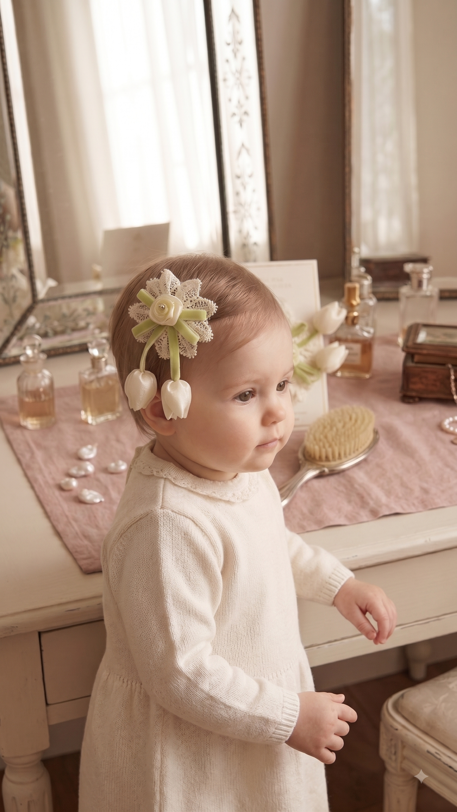 The Hairloom Floral Clip-On