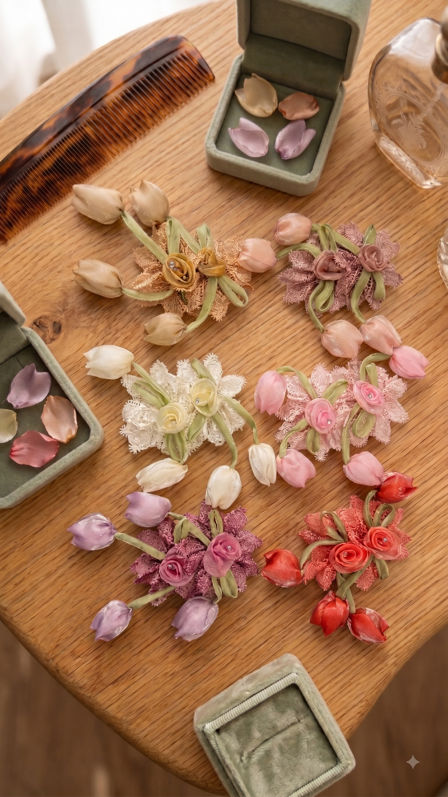 The Hairloom Floral Clip-On