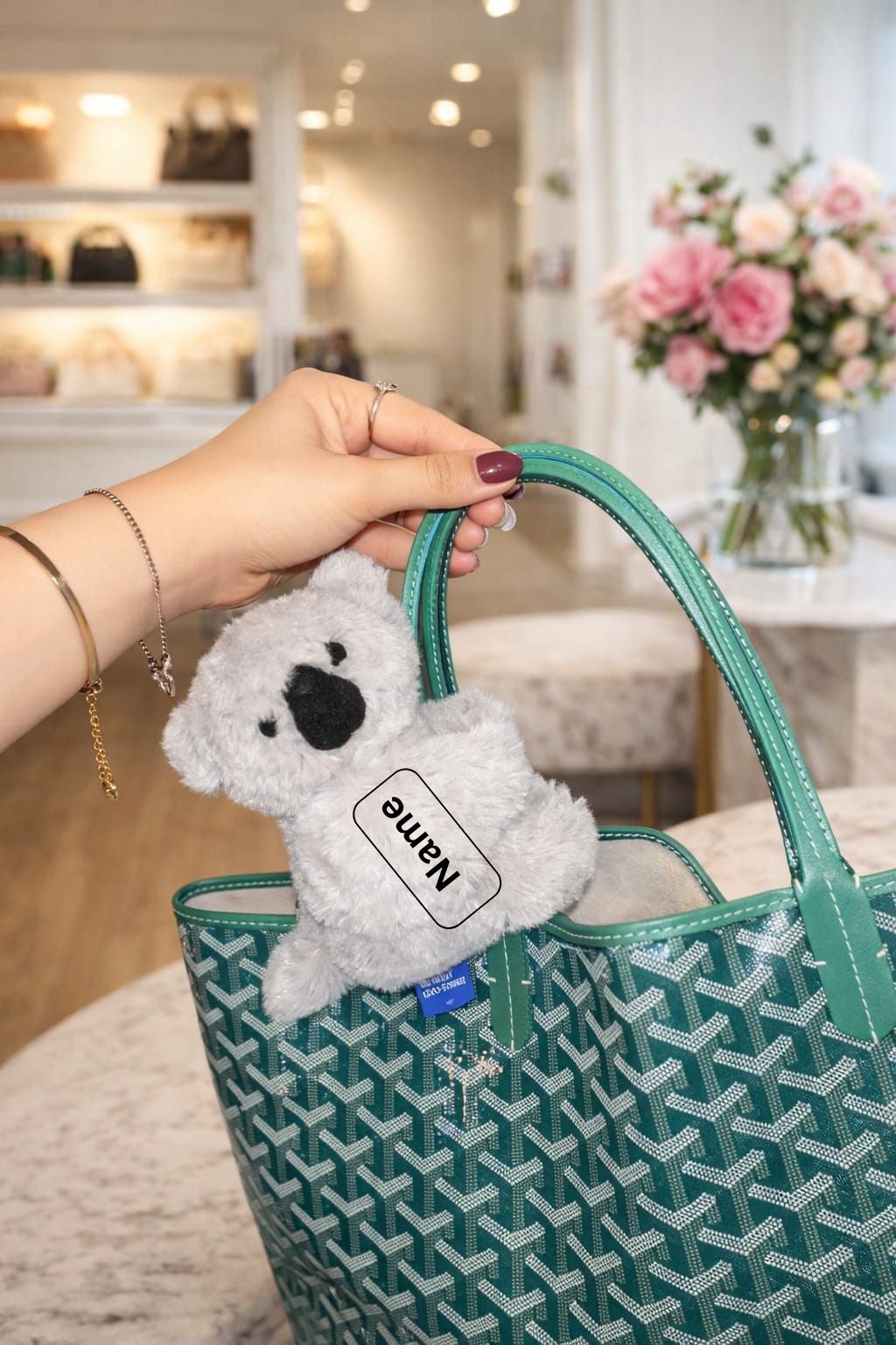 Customized Teddy Hair Clip – add your name and make it uniquely yours