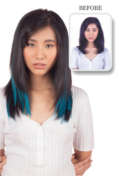dolcy Tiffany clip in hair streaks for women