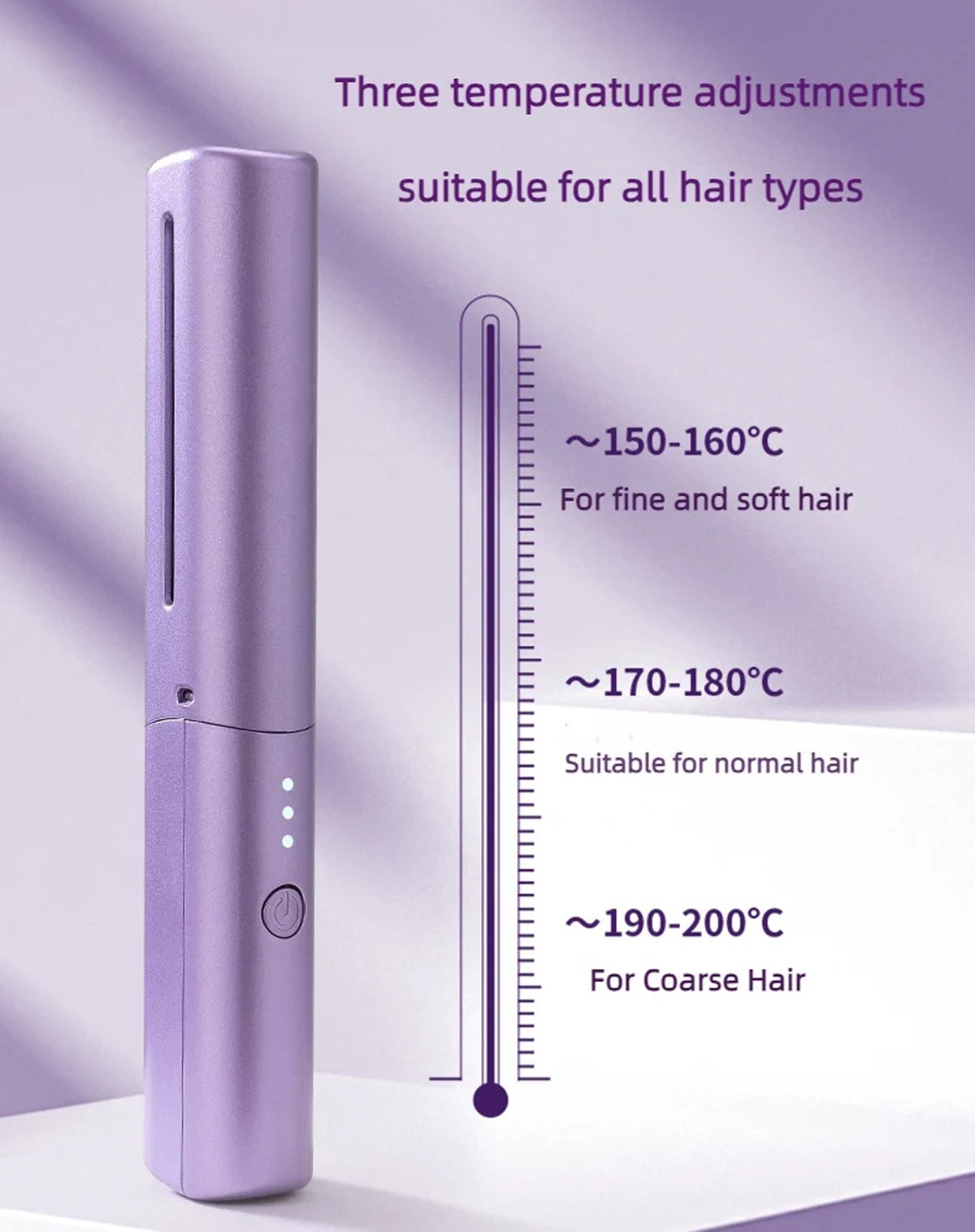 Dolcy Portable Mini Hair Straightener Comb
