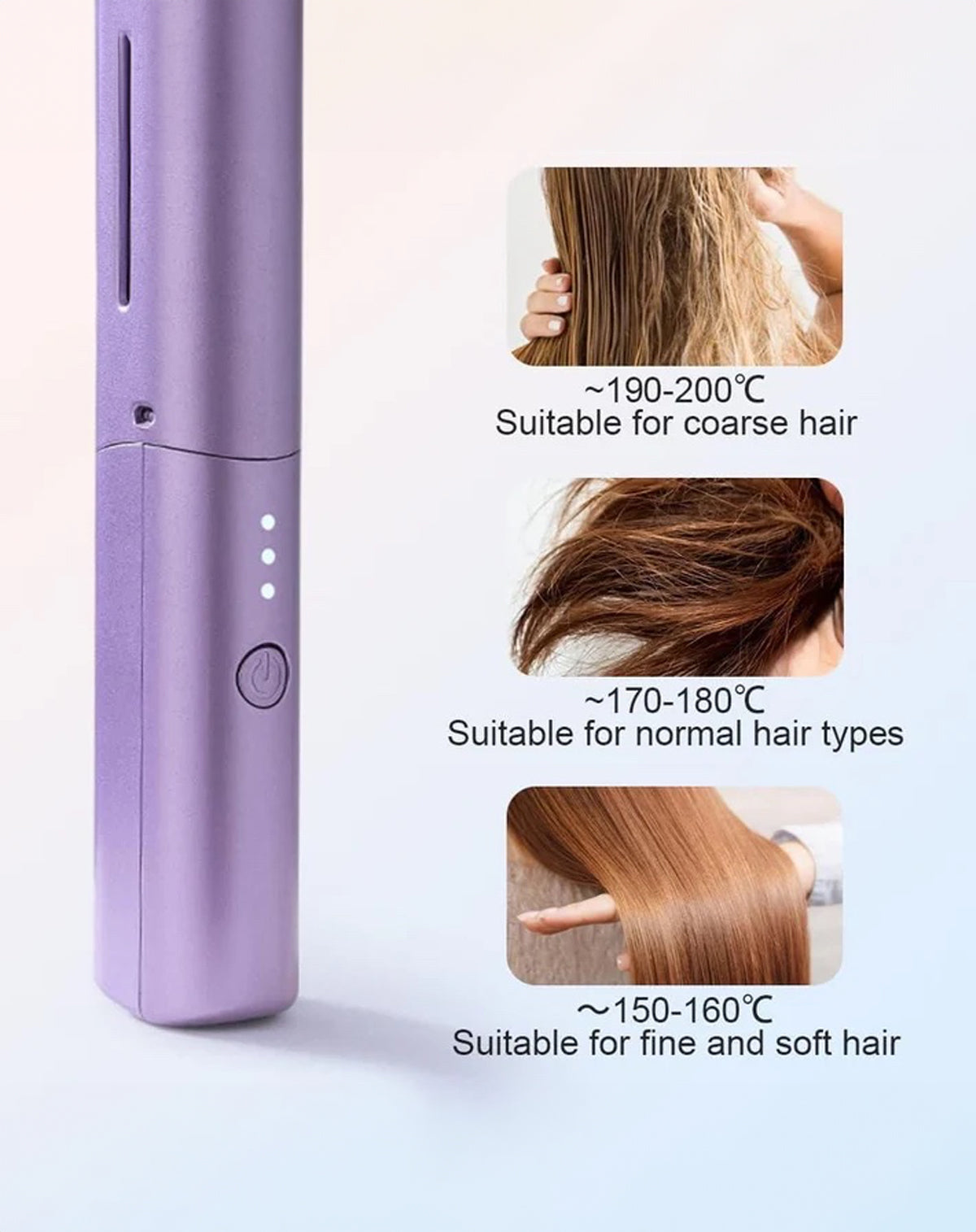 Dolcy Portable Mini Hair Straightener Comb