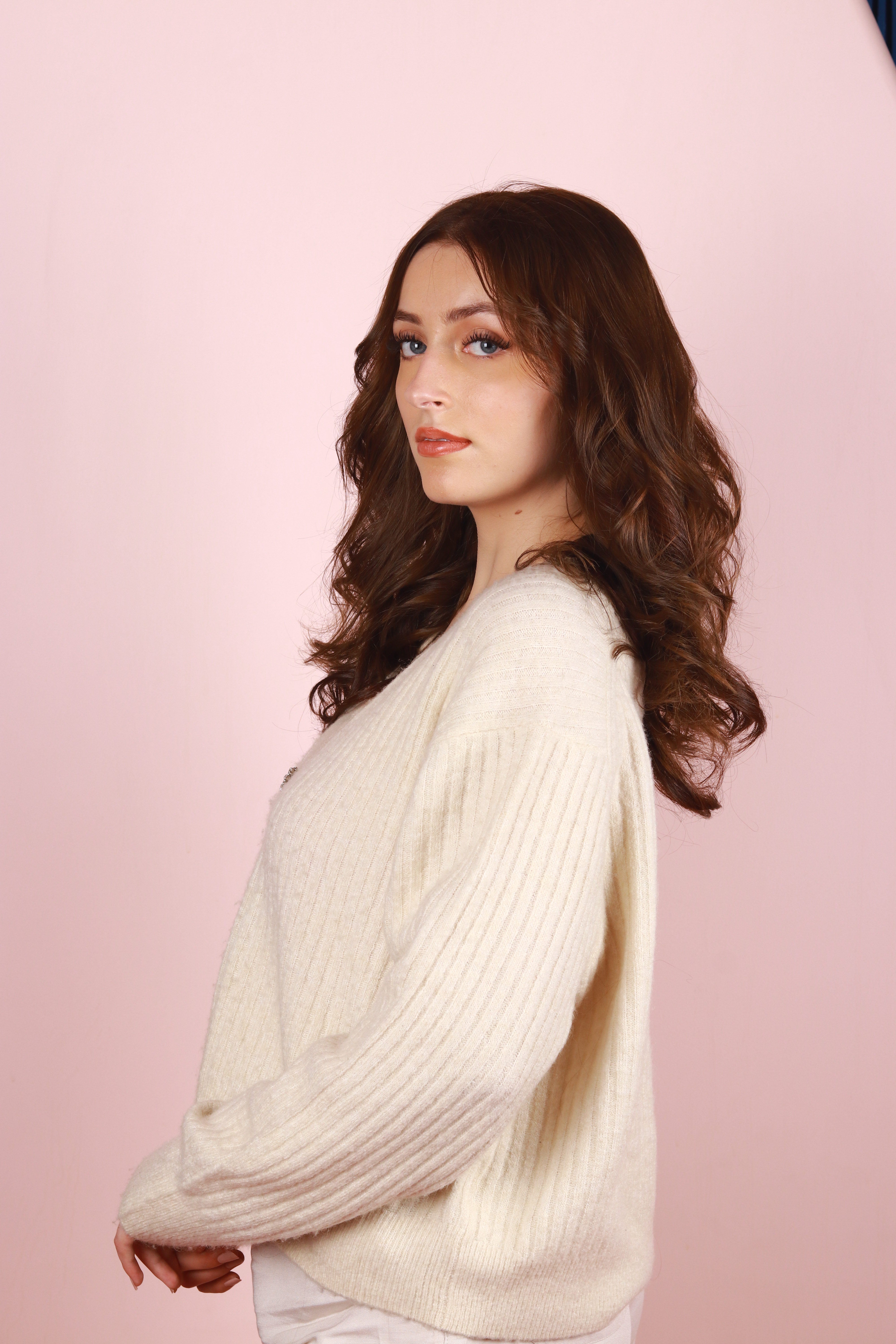 Purple Clip in Hair Streaks