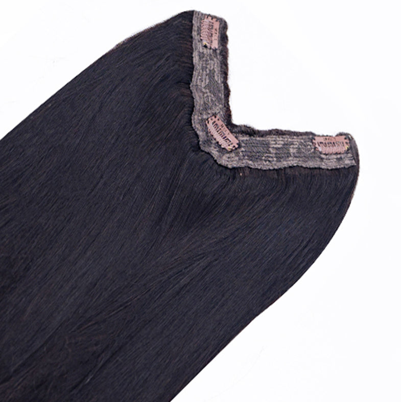 Dolcy Invisible V Shape Straight Hair Extension for Women | Natural Straight Hair Extension India