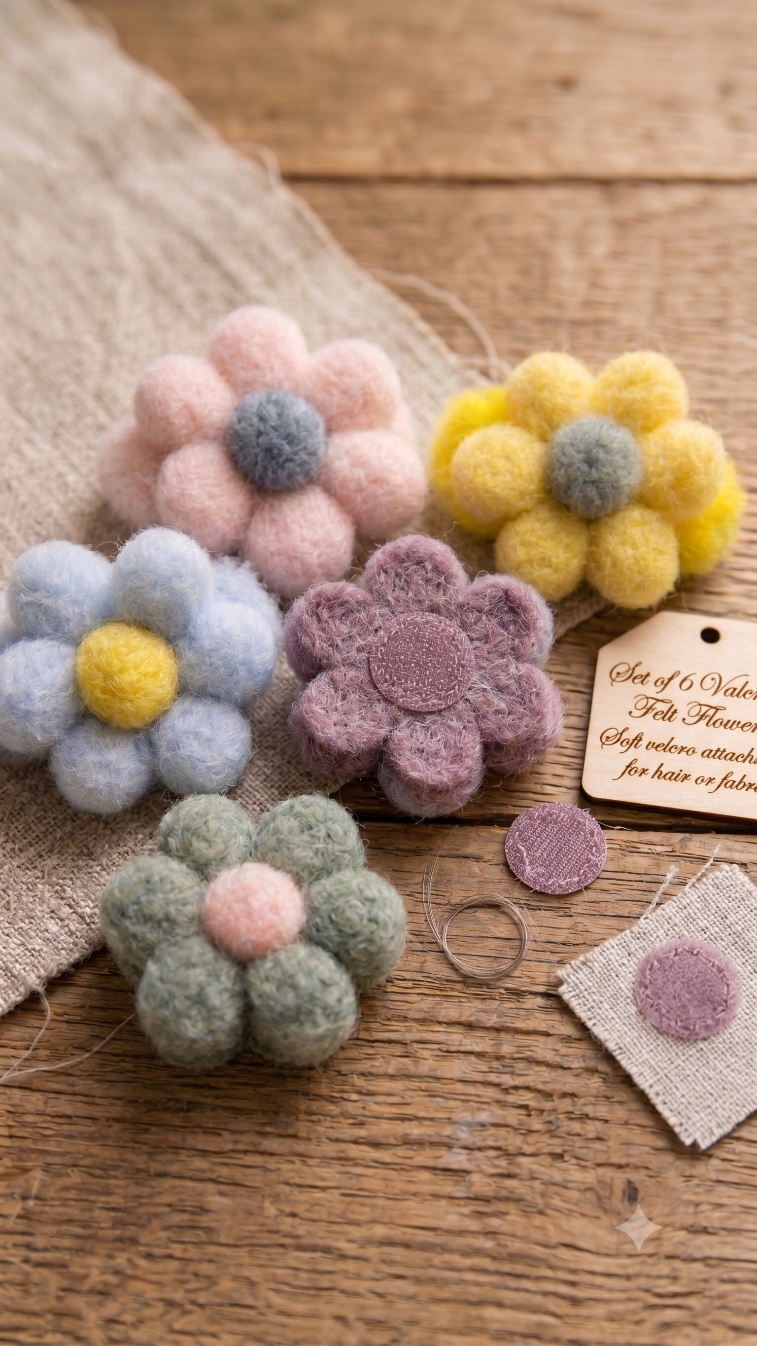 Dolcy PetalPuffs Baby Blooms Pack of 6