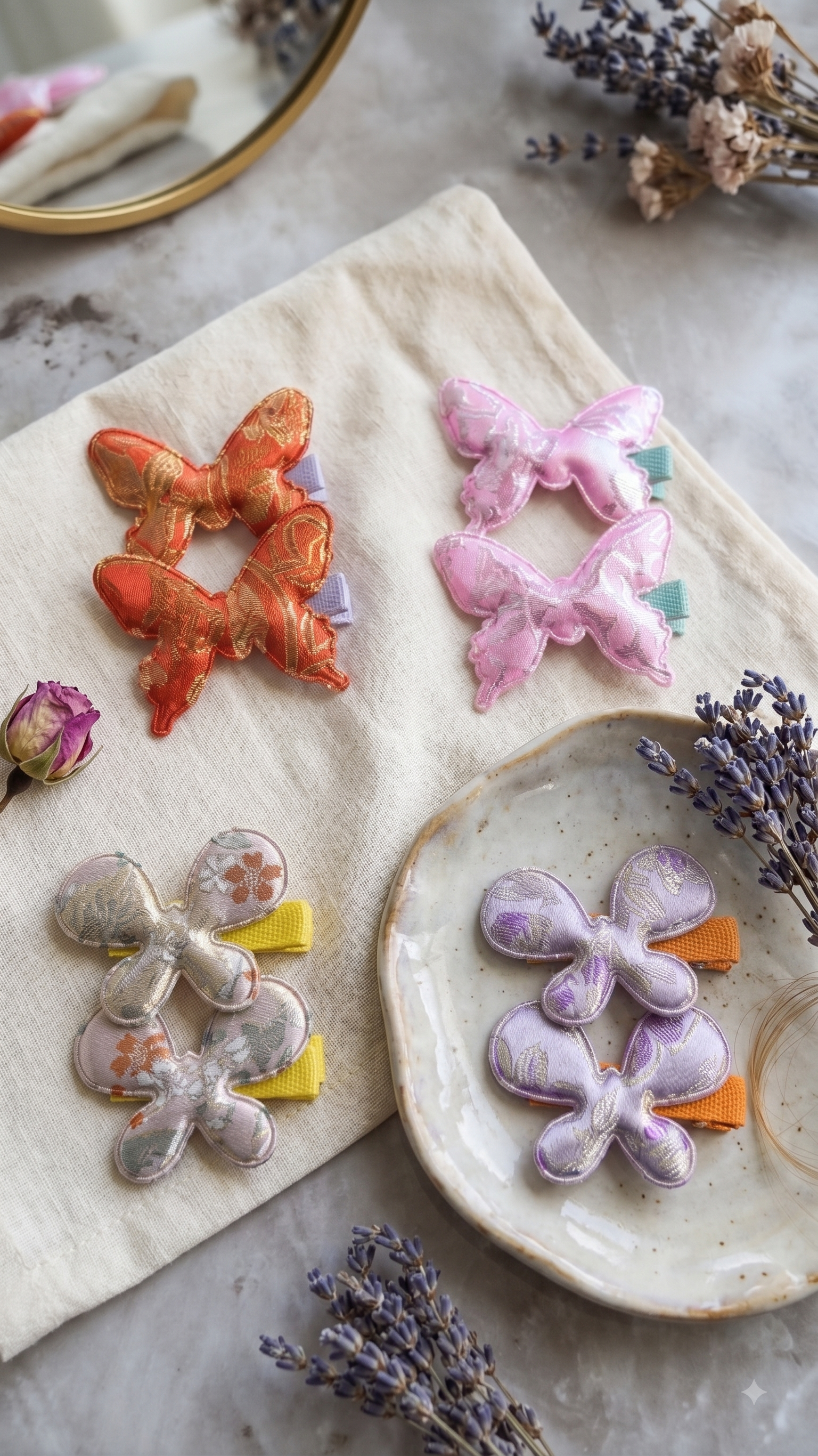 Butterfly Bloom Hair Clips