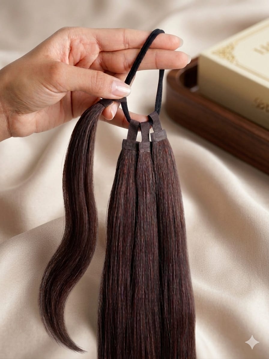 Braid Ponytail Hair Extension for Women | Braided Ponytail Extension Clip-In | Long Hair Braid Extension | Easy Wrap Around by Dolcy