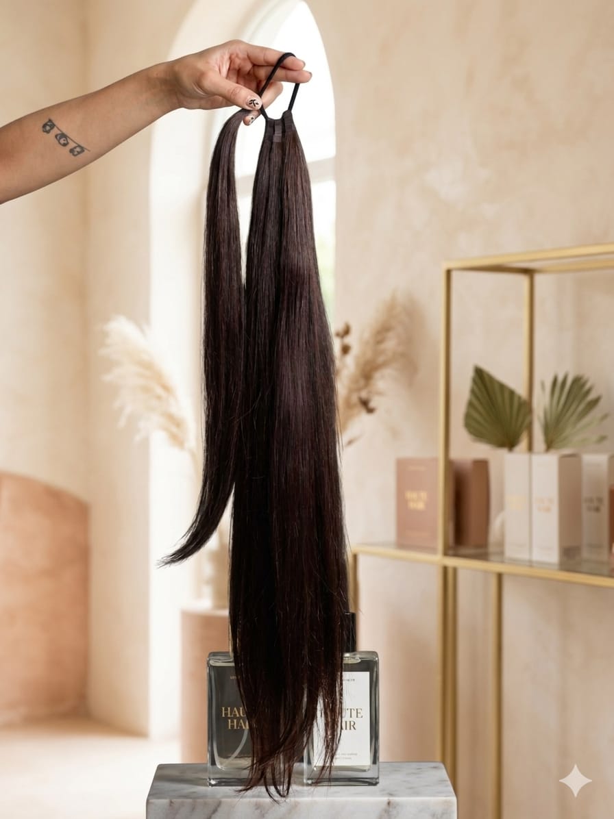 Braid Ponytail Hair Extension for Women | Braided Ponytail Extension Clip-In | Long Hair Braid Extension | Easy Wrap Around by Dolcy