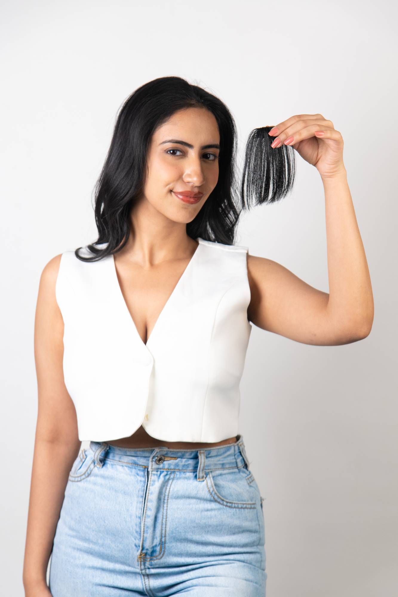 Lightweight Clip In Fringe Bangs for Women