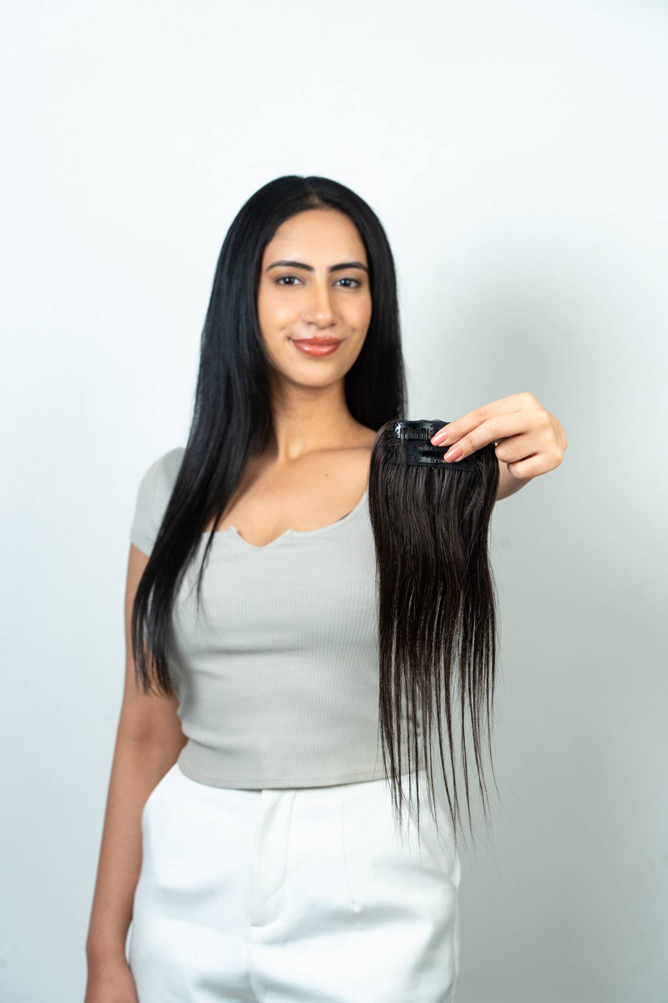 hair patch for crown volume natural look